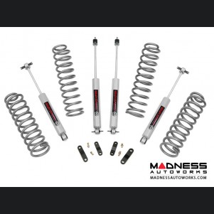 Jeep Wrangler JK Unlimited Suspension Lift Kit w/Premium M3 Shocks - 2.5" Lift